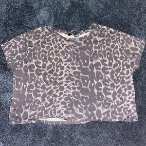 French connection cropped tee